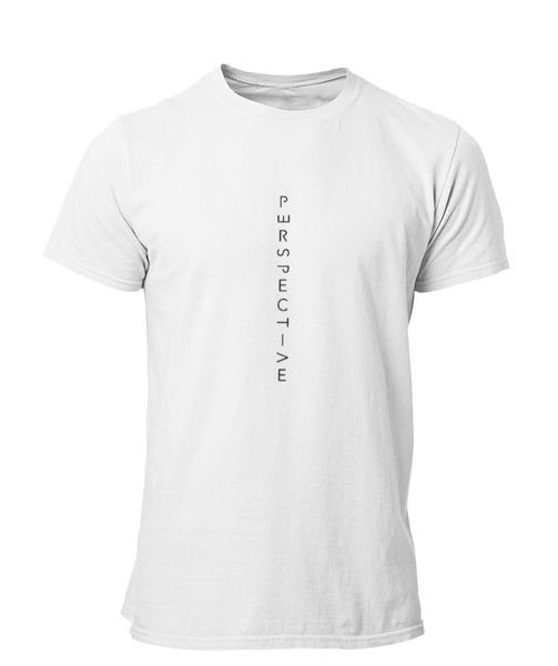 PepperSt Mens White T-Shirt - Perspective