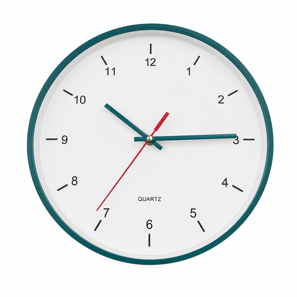Modern Green Analogue Wall Clock image
