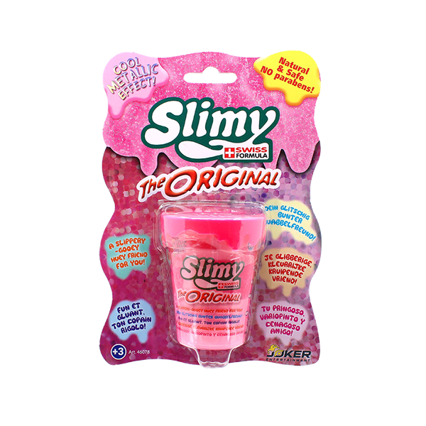 Slimy Mini Original Hotpink and Metallic 80g Blister - Blindbox