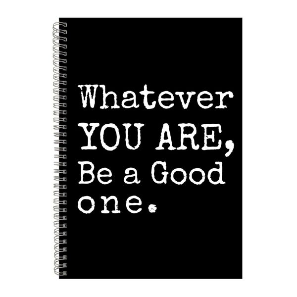 Good one A4 Notebook Spiral Lined Motivational Sayings Graphic Notepad 187