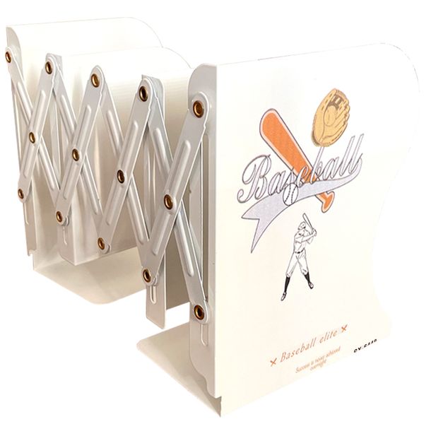 Mamamia Desktop Metal Iron Flexible Book Holder-Baseball