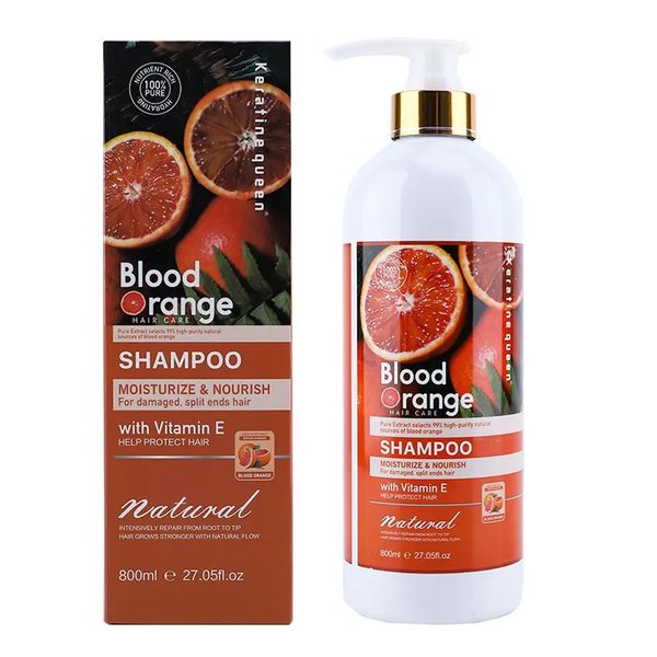 Keratine Queen Orange Moisturizing Hair Shampoo