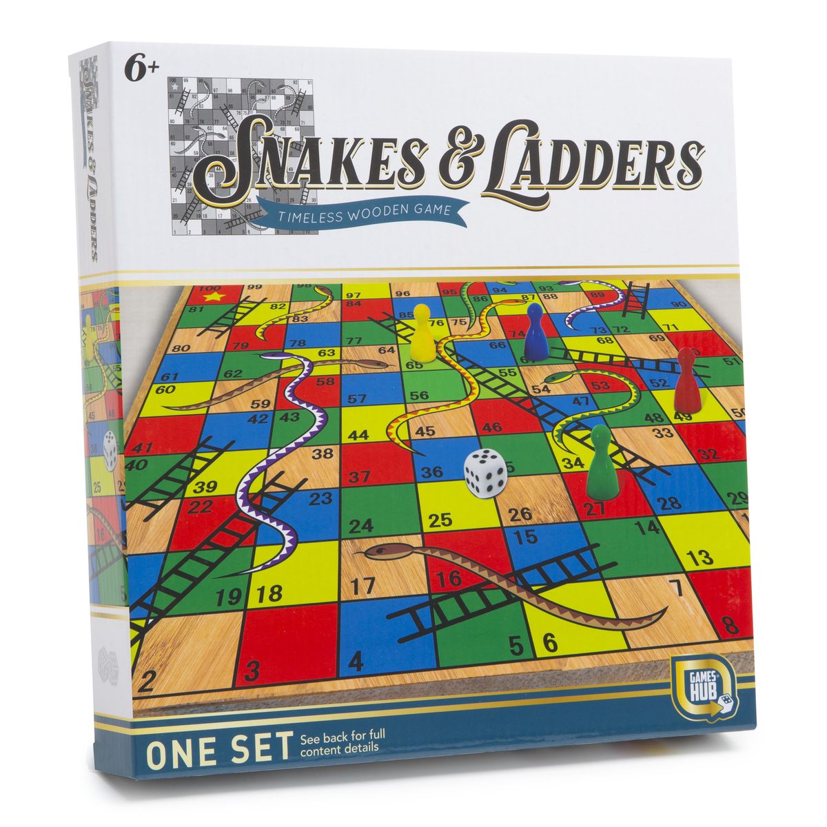 Snakes And Ladders With Wooden Board Shop Today. Get it Tomorrow
