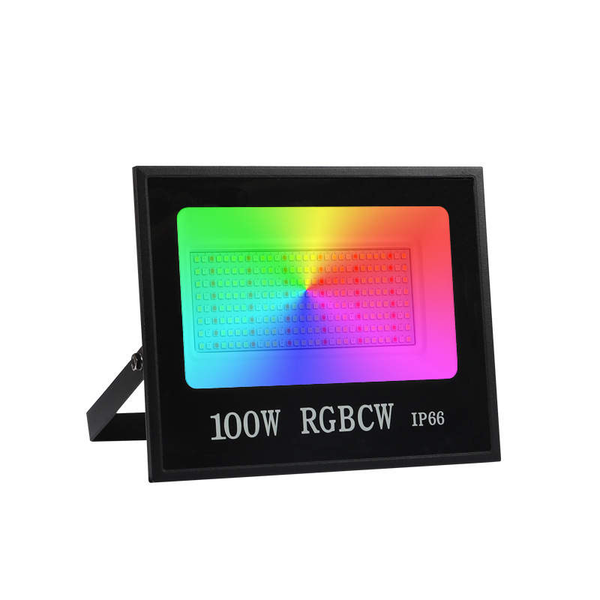 Smart Life Tuya WIFI 100W LED Floodlight IP66 Outdoor Waterproof | CCT RGB