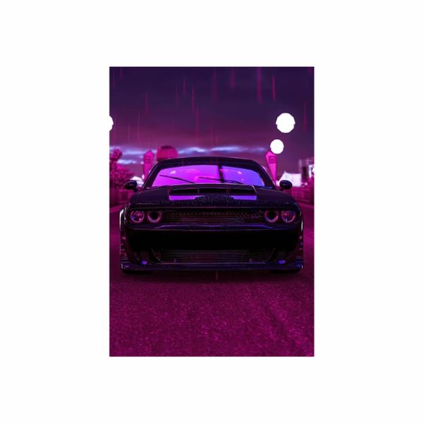 Purple Dodge - A1 Poster