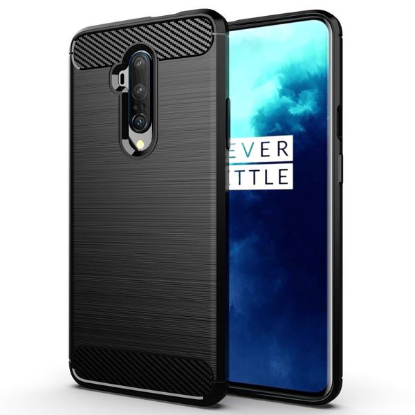 CellTime OnePlus 7T Pro Shockproof Carbon Fiber Design Cover