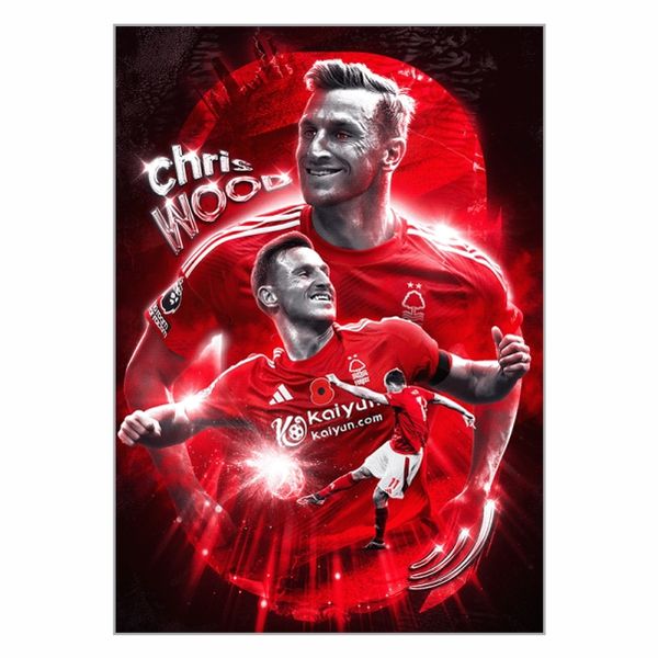 Chris Wood Nottingham Forest Poster - A1