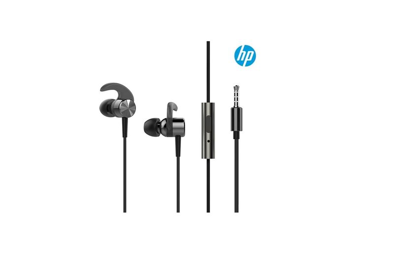 HP In-Ear MultiFunction Musical Earphones - Black &amp; Silver