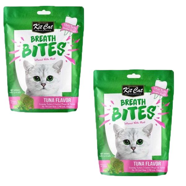 Kit Cat Tuna Breath Bites - 2 x 60g