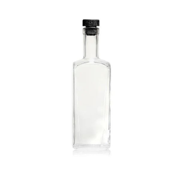 Glass Bottle 750ml with Wooden Barstopper