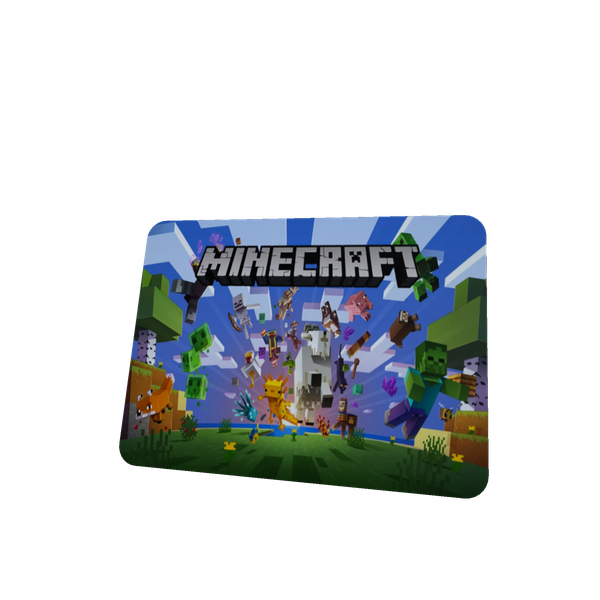 Minecraft - Characters Mixed Logo - Mouse pad
