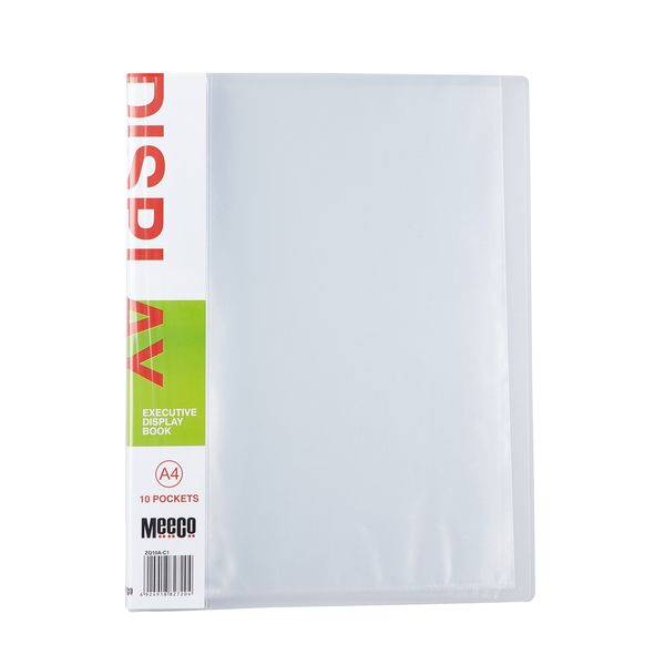 2 Meeco 'Display Book 20 Pockets Clear