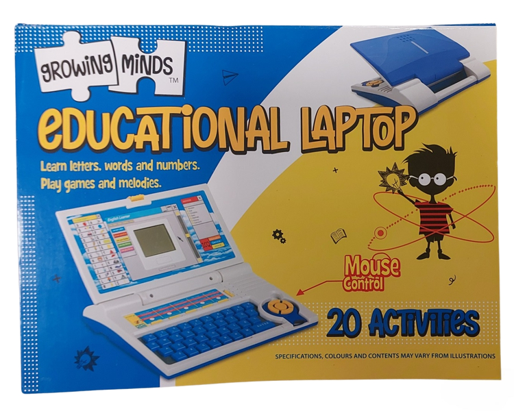 Educational Blue Laptop For Boys or Girls.