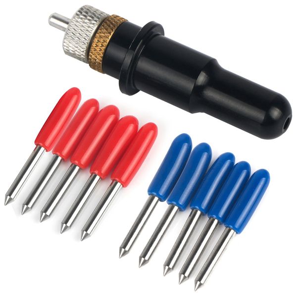 1 Pc Blade Holder +5 Pcs 45 + 5 Pcs 60 Degree Refine Compatible with None