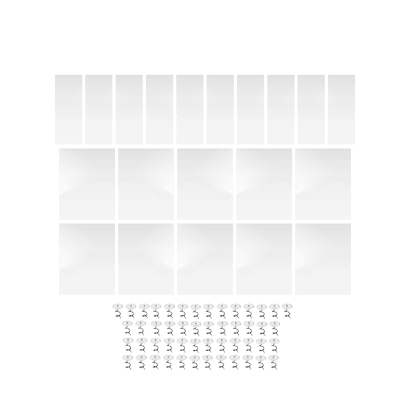 Clear Cat Anti-Scratch Furniture Protector Sheets - 45x15cm &amp; 45x30cm