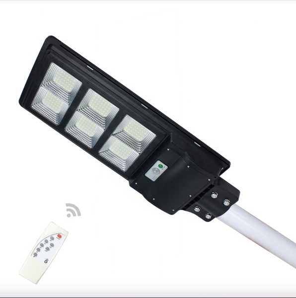 200W Solar Street Light With Pole &amp; Remote