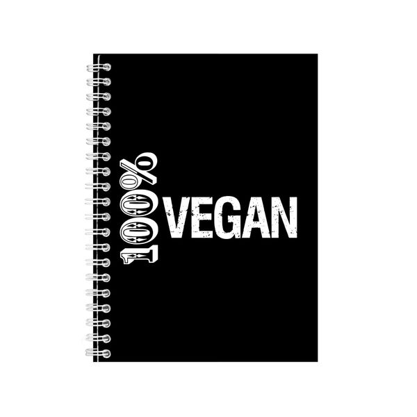 100% Vegan Wire Bound Notebook Gift Idea Writing Books A4 Notepad