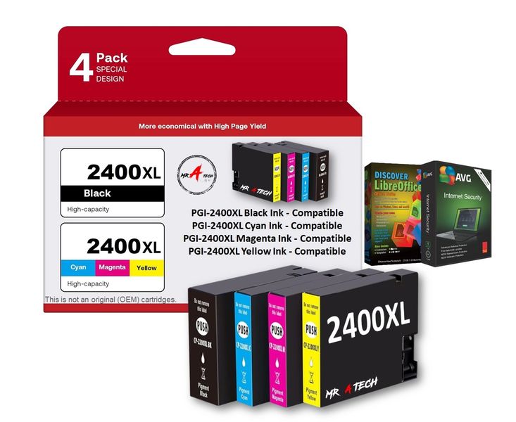 MR A TECH Ink Compatible with Canon PIG-2400XL/PG-2400XL/2400/C-2400/2400