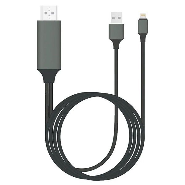 3 In 1 Lightning To HDMI + USB Cable 2M