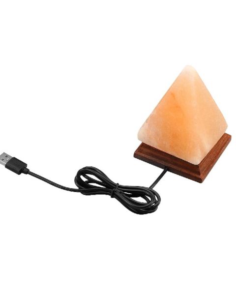 JG20375555 Pyramid Himalayan RGB Salt Lamp With USB Cable