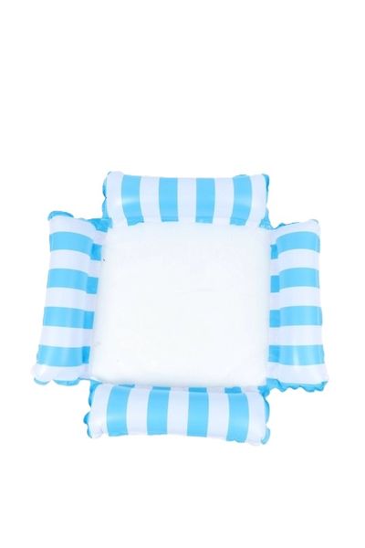 Inflatable Stripe Mesh Pool Chair