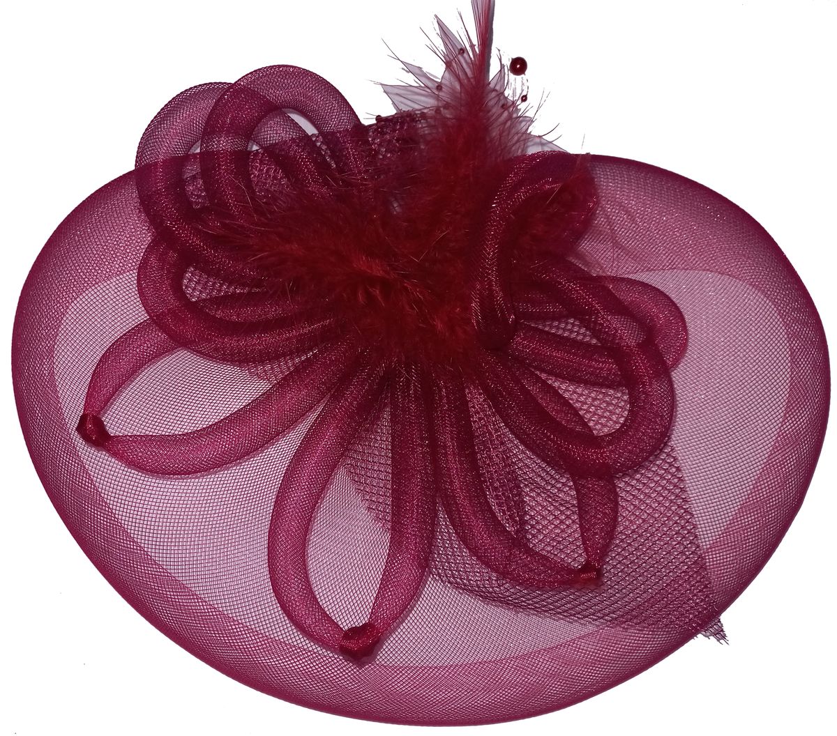 Fascinator Maroon Shop Today. Get it Tomorrow!