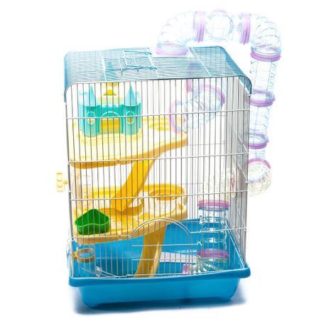 Multi Level Hamster Cage With Tunnel 35cm X 26cm X 46cm Shop Today. Get it Tomorrow takealot