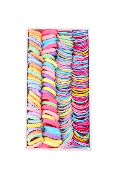 Girls Hair Accessories Set - Set of 300