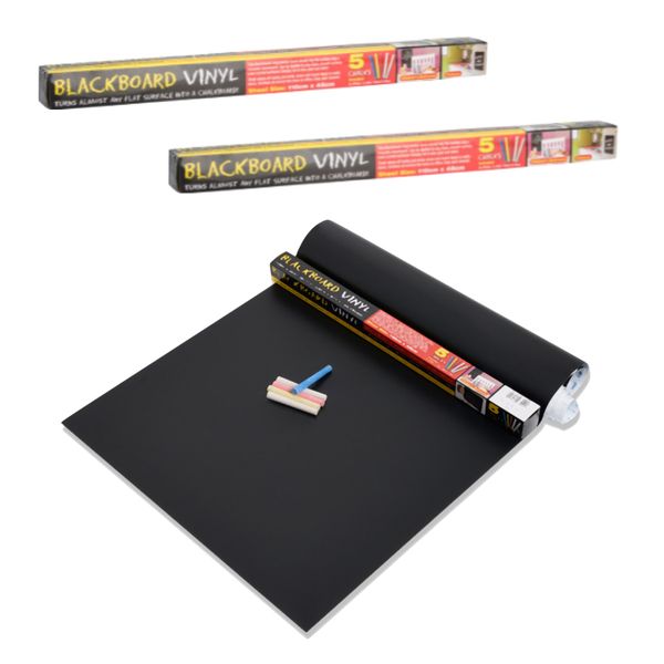 Craft Blackboard Vinyl And Chalk Set of 3 - 45x110cm