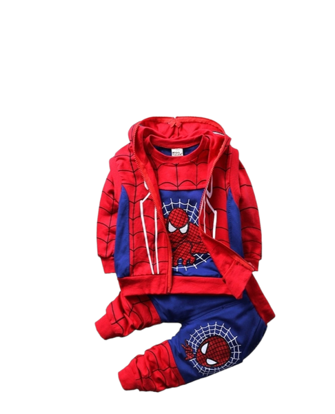Kids Spiderman Tracksuit/Costume - Blue and Red