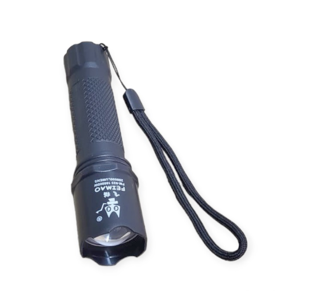 Feimao FA-923 Portable USB Rechargeable LED Flashlight With Lanyard
