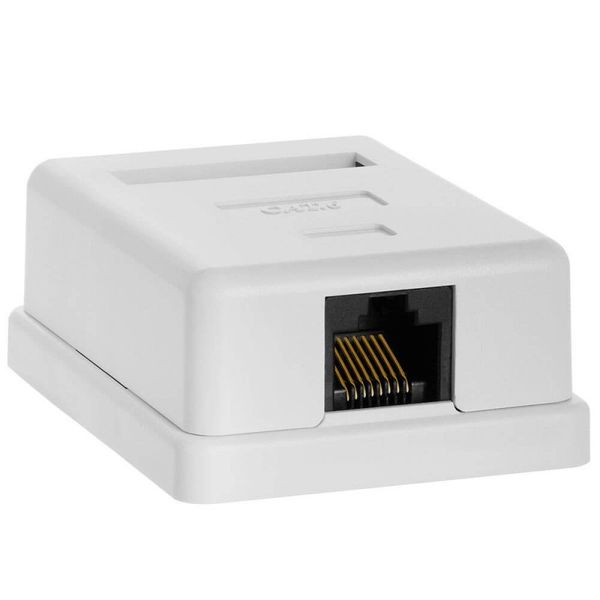 CAT 6 Wall Box -Single RJ45 Network Connecter