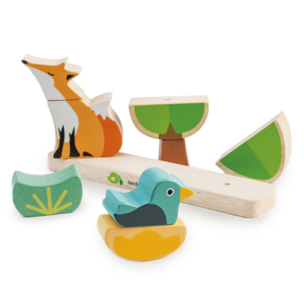 Tender Leaf - Wooden Foxy Magnetic Stacker