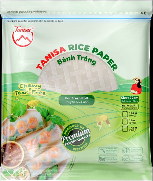 Rice Paper (Square 22cm) 300gr x 3