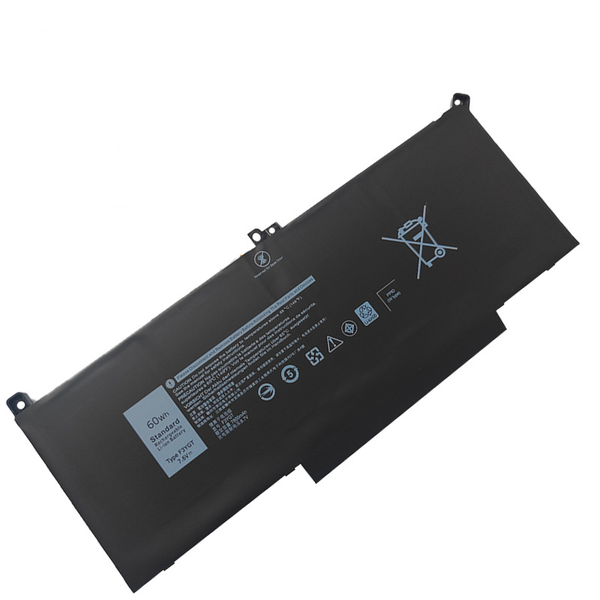 7480 F3YGT 2X39G 60WH Laptop Battery Compatible with Dell Latitude 12 7000