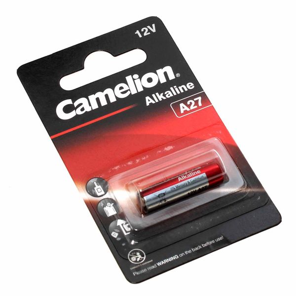 A27 Camelion Battery 12V Alkaline for Remote - 1 Battery