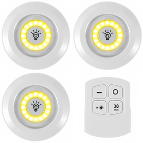 3pcs Wireless Night Light With Remote Control | Shop Today. Get it ...