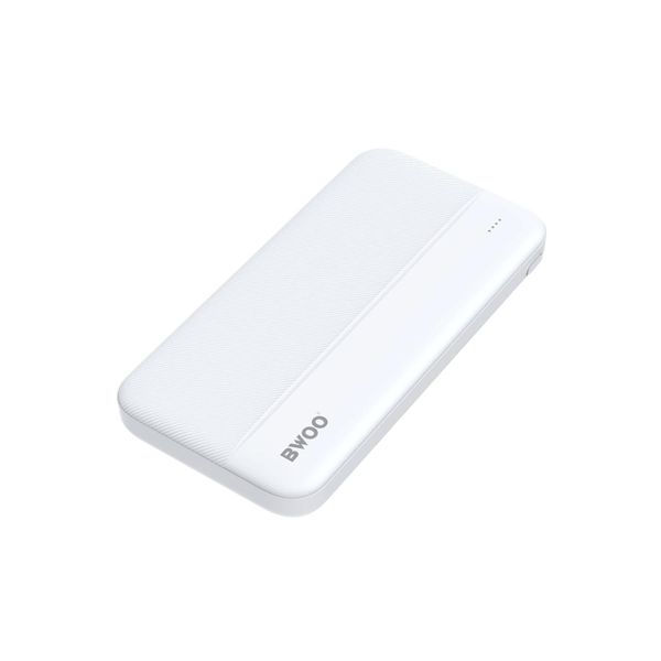 BWOO 10000 MAH Ultra Slim Dual USB-A Outputs Power Bank