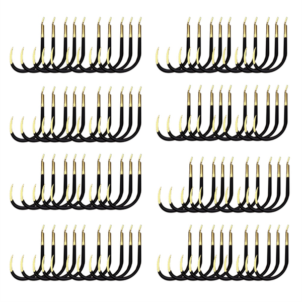 100 Fishing Hooks Aberdeen Hooks Long Wire For Sunfish Size 2