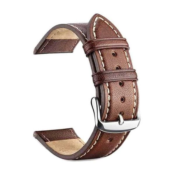 Killer Deals 22mm Leather Strap for Polar Vantage M- Black