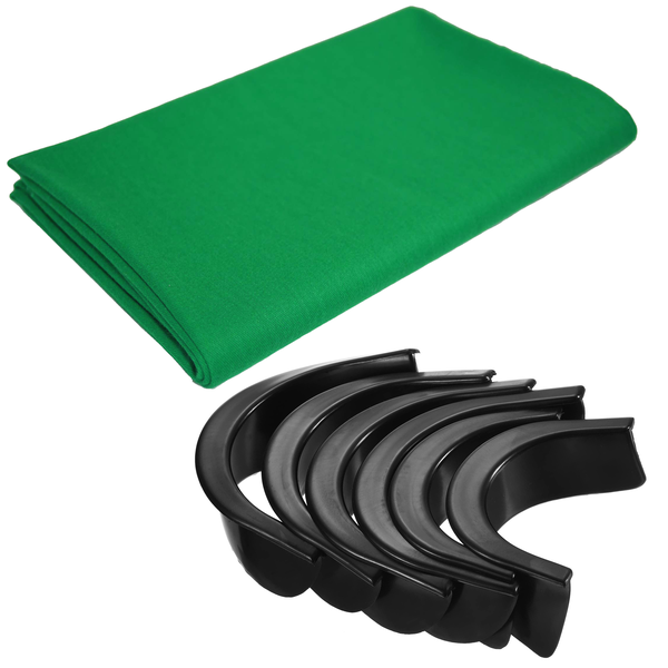 3m Length Pool Billiard Snooker Table Cloth Felt and Pocket Liners Combo