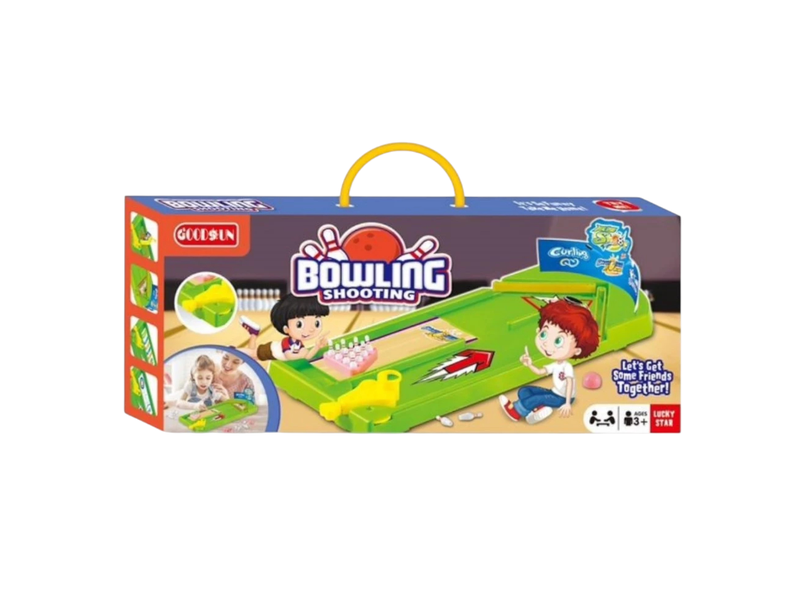 4-in-1 Bowl Shooting Pinball Game - Bowling, Golf, Discus, Curling