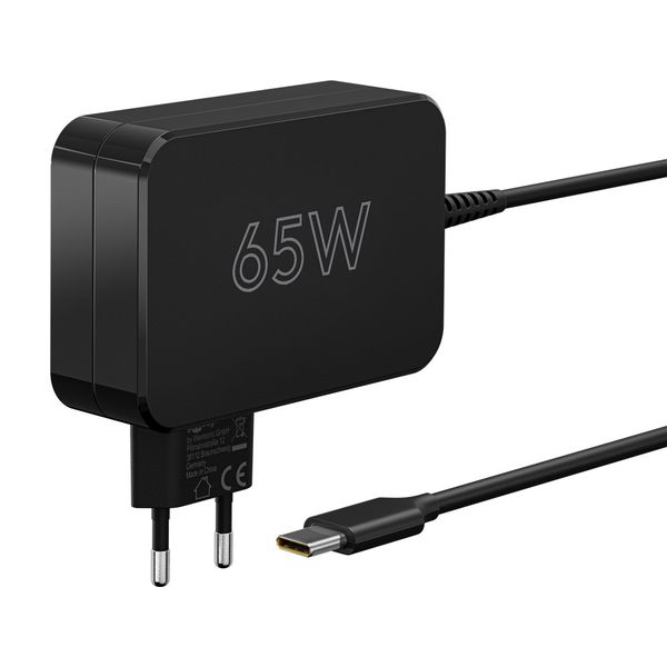 Goobay USB-C 65w Charger for Laptops - Black