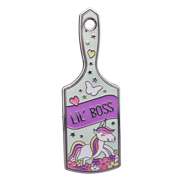 Girl's Personalised Hairbrush - Lil' Boss