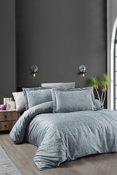Cottonbox 6 Piece Deluxe Sateen Duvet Set - Pandora