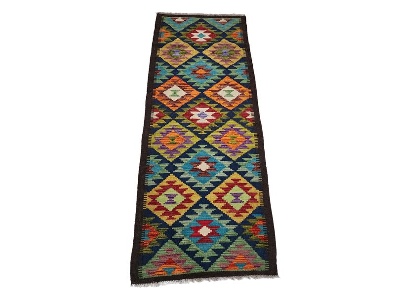 Fine Handmade Maimana Kilim 200 X 67 cm