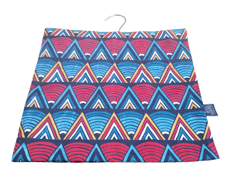 Laundry Peg Bag - Colourful Triangular Zig-Zags