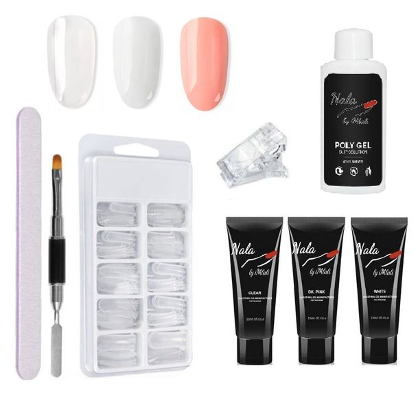 Nala by iMbali Polygel Nail Starter Kit with Slip Solution