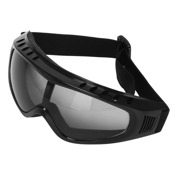 Airsoft Goggles Paintball Clear Glasses Wind Dust, Black