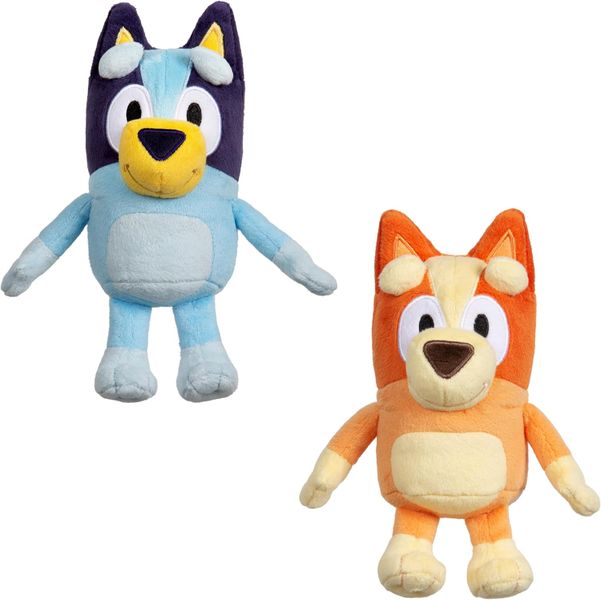Bingo and Bluey Plush Toys Bundle